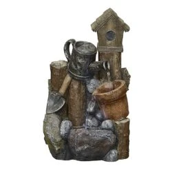 Easy Fountain Country Garden Pour Water Feature With LED Lights -Outlet Garden Living Store 1020170 2