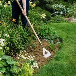 Kent & Stowe Stainless Steel Long Handled Dutch Hoe -Outlet Garden Living Store 1031058 2