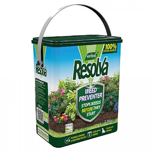 Westland Resolva Weed Preventer Tub 2.5Kg 1 Westland Resolva Weed Preventer Tub 2.5Kg