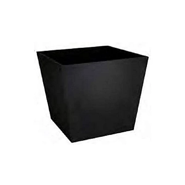 Stewart Garden 48cm Basalt Low Square Planter - Black 1 Stewart Garden 48cm Basalt Low Square Planter - Black