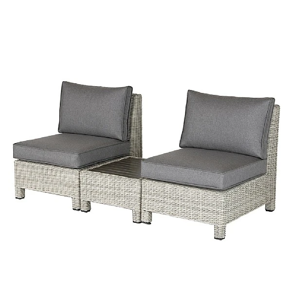 Kettler Palma Low Lounge Companion Set - White Wash 2 Kettler Palma Low Lounge Companion Set - White Wash - Image 2
