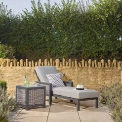 Bramblecrest Buckland Lounger & Table