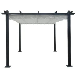 Salamanca 3x4m Grey Gazebo -Outlet Garden Living Store 1229453 2