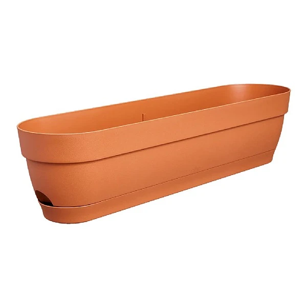 Hozelock Vibia Campana Trough 70cm Terracotta 1 Hozelock Vibia Campana Trough 70cm Terracotta