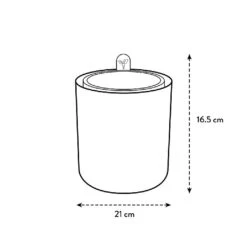 Elho Bouncy Basil Herb Pot Toffee Terracotta 11 Elho Bouncy Basil Herb Pot Toffee Terracotta -Outlet Garden Living Store 1230811 6