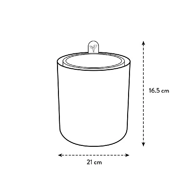 Elho Bouncy Basil Herb Pot Toffee Terracotta 6 Elho Bouncy Basil Herb Pot Toffee Terracotta - Image 6