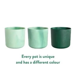 Elho The Ocean Collection Round Pot 22cm Pacific Green -Outlet Garden Living Store 1230823 5