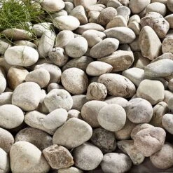 Premium Large Beach Cobbles Large Bag -Outlet Garden Living Store 574724 2