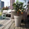 Elho Loft Urban Round High Planter 42cm Warm Grey