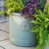 Woodlodge Heritage Edwardian Cylinder Ceramic Planter Mint Green (Various Sizes)
